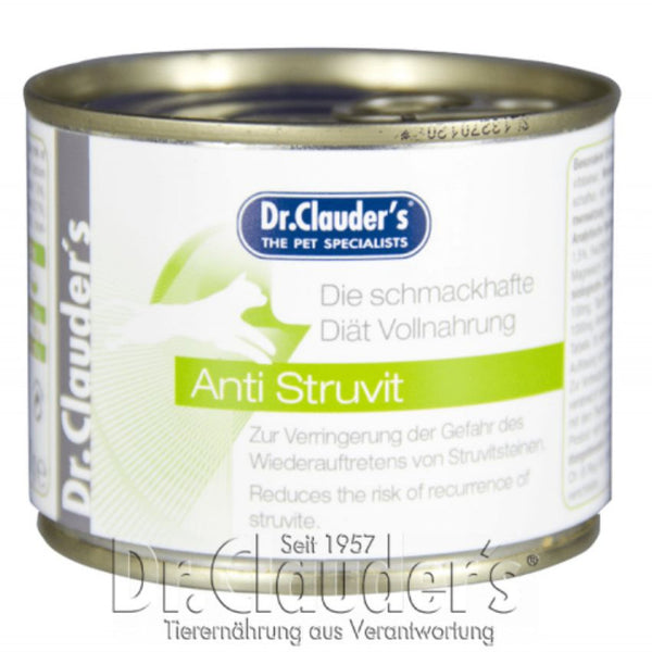 Лечебна консервирана храна за котки Dr.Clauder's CAT VET Anti Struvit за разтваряне на струвитни камъни и предотвратяване на повторната им поява срок на годност 05.09.2025