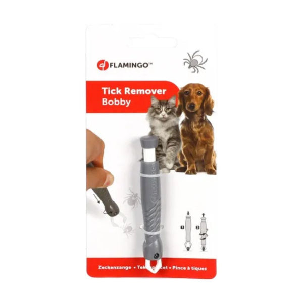 Щипка за вадене на кърлежи Flamingo TICK REMOVER BOBBY-