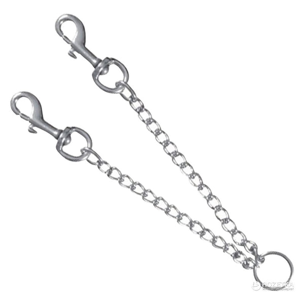 Trixie Twin Chain Coupler Chromed - Повод за две кучета - хромиран 60 см х 4 мм