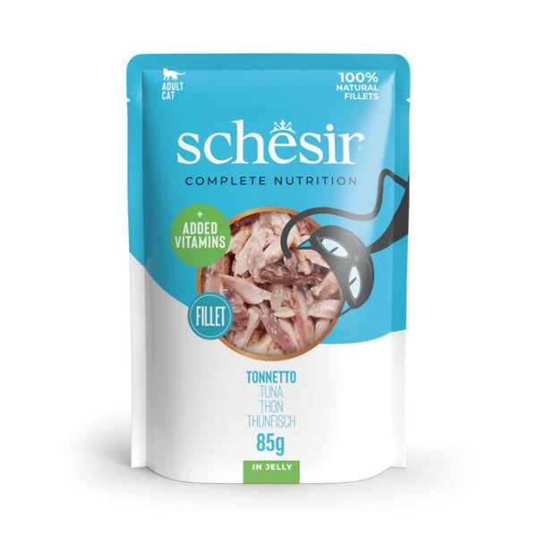 Пауч за котки Schesir C&B Wet Cat Tuna с риба тон в желе