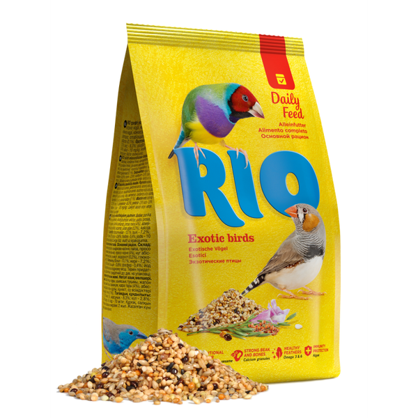 Ежедневна храна за малки птички RIO Feed for exotic birds. Daily feed подходяща за канарчета, екзотични птички и други