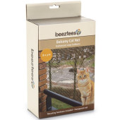 Предпазна мрежа Beeztees Balcony cat net за тераси и прозорци 8 x 3 м- Прозрачна