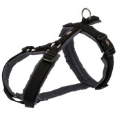 Кучешки нагръдник Trixie Premium trekking harness в черен и графитен цвят