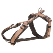 Кучешки нагръдник Trixie Premium trekking harness в цвят карамел и лешник