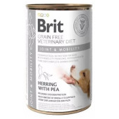Пълноценна, консервирана храна за кучета Brit Veterinary Diets Join & Mobility за поддържане на здравето на ставите и подобряване на подвижността с Херинга и грах, БЕЗ ЗЪРНЕНИ КУЛТУРИ