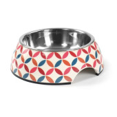 Метална купа Record Origami steel dog bowl  с цветен дизайн 