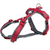 Кучешки нагръдник Trixie Premium trekking harness в червен и графитен цвят