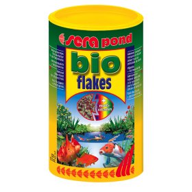 Храна на люспи за езерни риби SERA BIO FLAKES 1000мл.