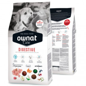 Профилактична храна за кучета Ownat Care Digestive БЕЗ ГЛУТЕН - за чувствителна храносмилателна система и храносмилателни смущения