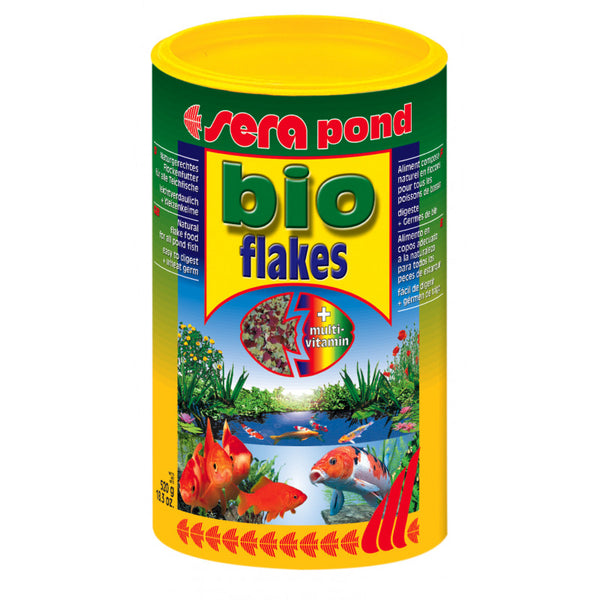 Храна на люспи за езерни риби SERA BIO FLAKES 1000мл.