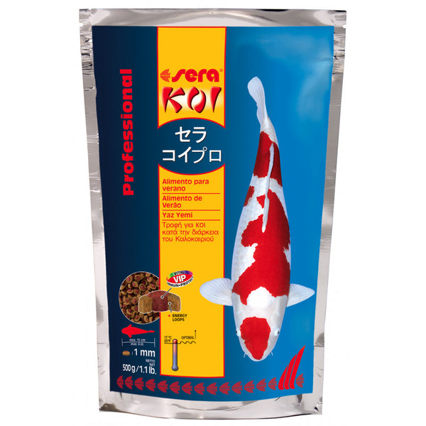 Ко-екструдирана храна за Кои SERA KOI PROFFESIONAL SUMMER FOOD 500гр.