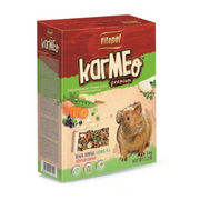 Пълноценна премиум храна за морски свинчета KARMEO PREMIUM complete food for cavia, с моркови, пащърнак и черен касис