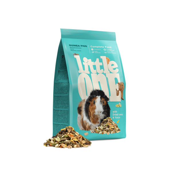  Здравословна храна за морски свинчета  Little One Feed for guinea pigs с пресовани пелети от ливадно сено, семена и зеленчуци