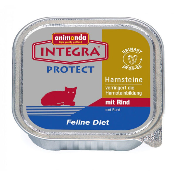 Пастет за котки с проблеми с пикочните пътища ANIMONDA INTEGRA PROTECT STRUVIT URINARY 100гр. телешко