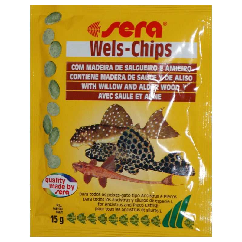 Чипс за придънни рибки SERA WELS-CHIPS 15гр.