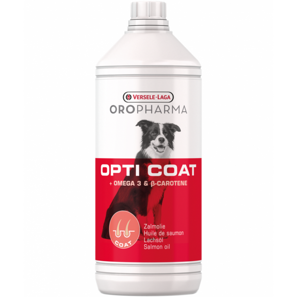 Versele Laga Oropharma Opti Coat хранителна добавка за куче за лъскава козина и здрава кожа 1л.