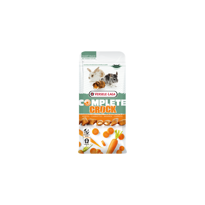Versele Laga Crock Complete Carrot лакомство за малки животни с морков 50гр.
