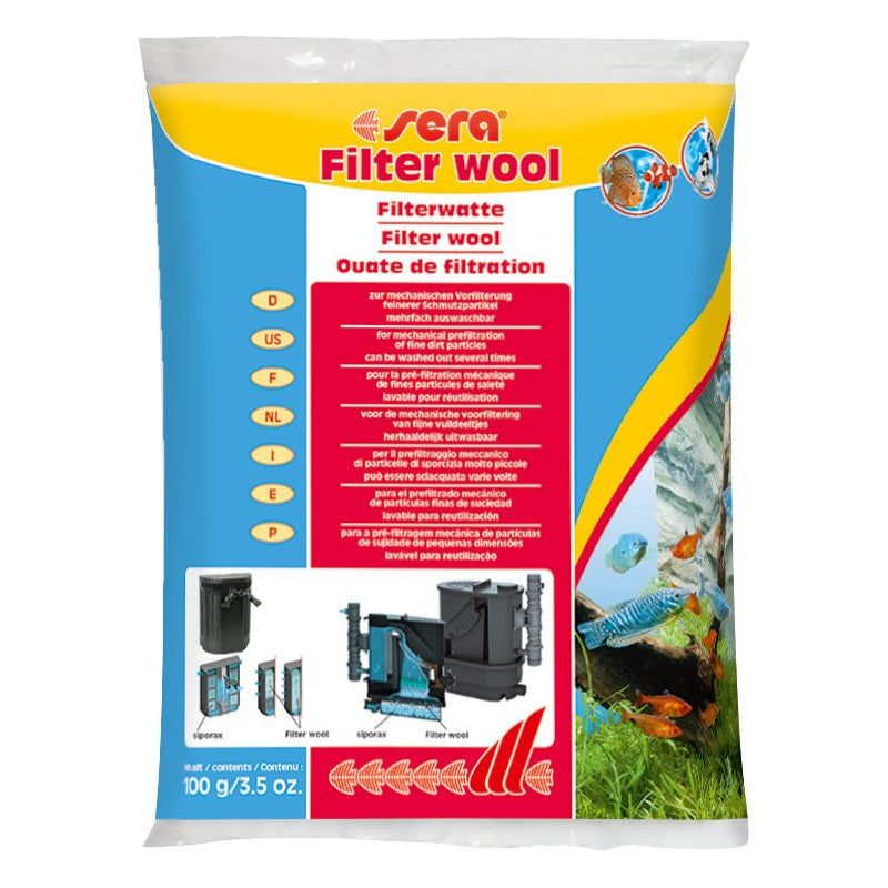Филтърна вата SERA FILTER WOOL 250гр.