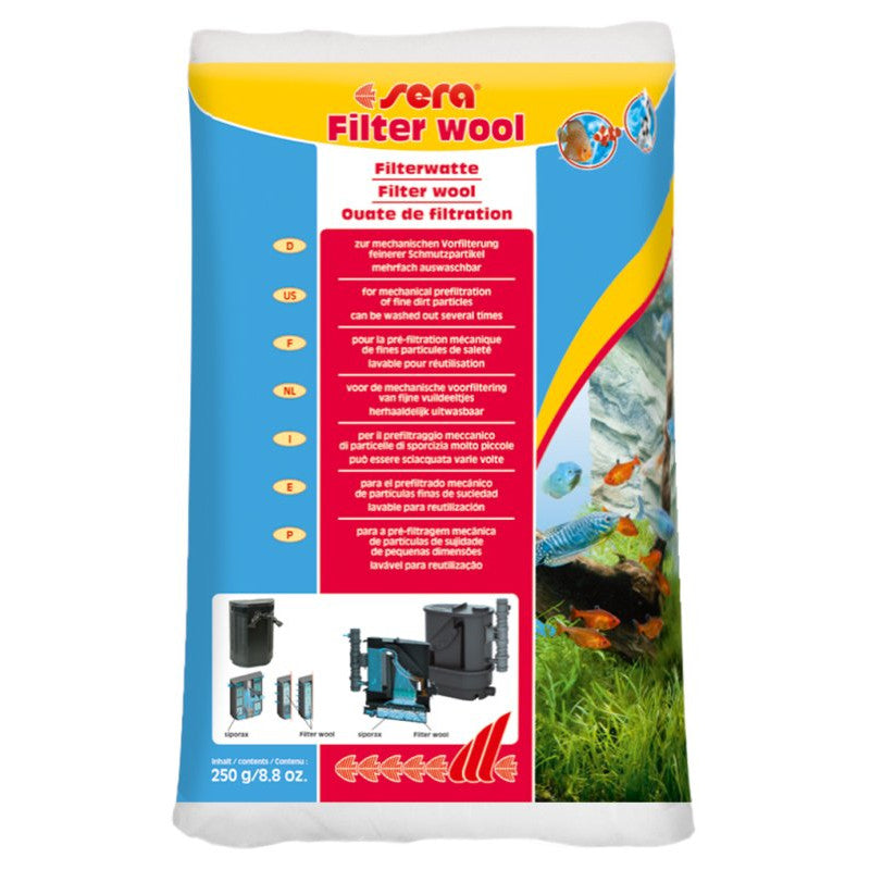Филтърна вата SERA FILTER WOOL 250гр.