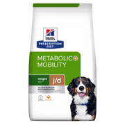 Hill's Prescription Diet Metabolic+Mobility – комбинирана диета за наднормено тегло и ставни проблеми при кучета 12 кг.
