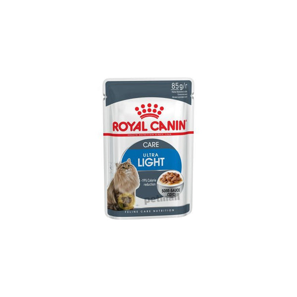 Пауч Royal Canin Light WEIGHT CARE 85 гр. - за котки склонни към напълняване, тънки късчета месо в специален сос грейви