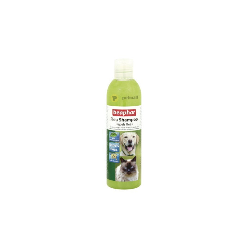 Репелентен шампоан Beaphar Flea Shampoo с маргоза и лавандула 250 мл.