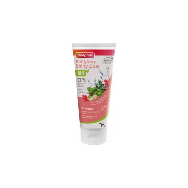 Beaphar BIO Shampoo Shiny Coat - шампоан с био макадамия, хибискус, алое вера 200 мл.