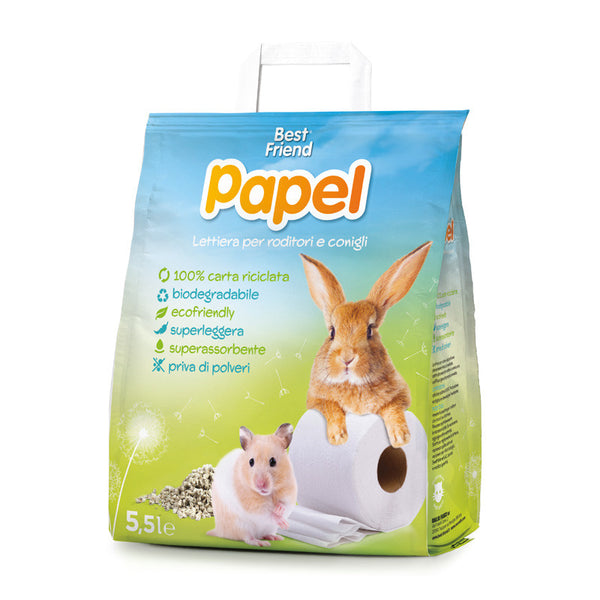 Record Best Friend PAPER LITTER for rodents - Биоразградима постеля за гризачи 5.5 литра