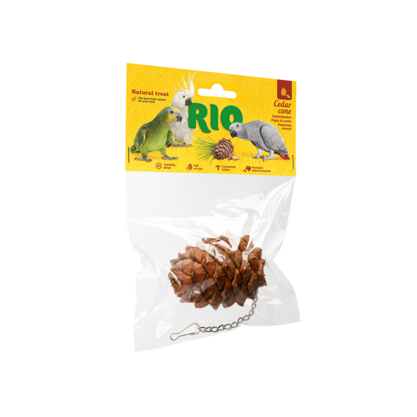 22060 RIO Cedar cone -  Натурално лакомство за птици - кедрова шишарка
