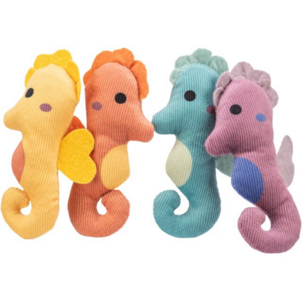 Котешка играчка  Trixie Hippocampus морско конче с добавена котешка трева в различни цветове