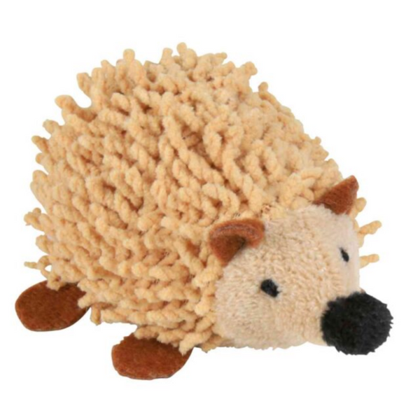 Плюшена котешка играчка Trixie Hedgehog with tassels таралеж с вграден звуков механизъм