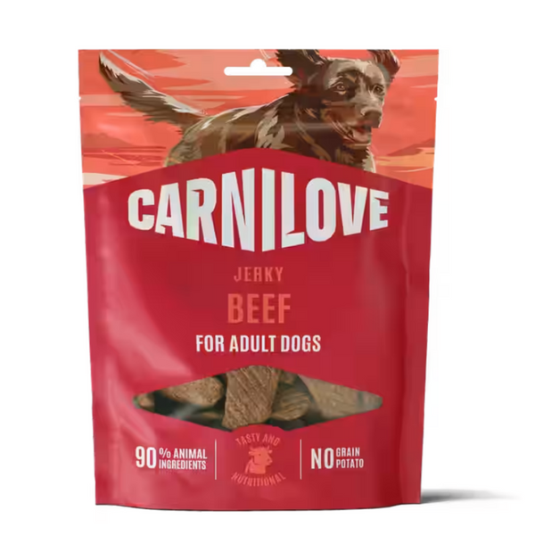 NEW 101112423 Carnilove Dog Jerky Beef fillet 100 g лакомство за куче