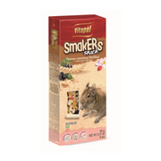 ZVP-1705 STANDARD Smakers with nuts, fruits and rose petals for degu 2pcs 90g стик лакомство за дегу