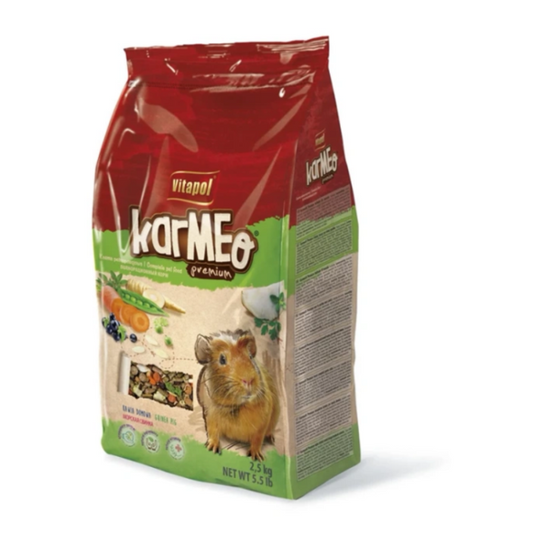 ZVP-1368 KARMEO PREMIUM complete food for cavia, bag, 2.5 kg храна за морски свинчета