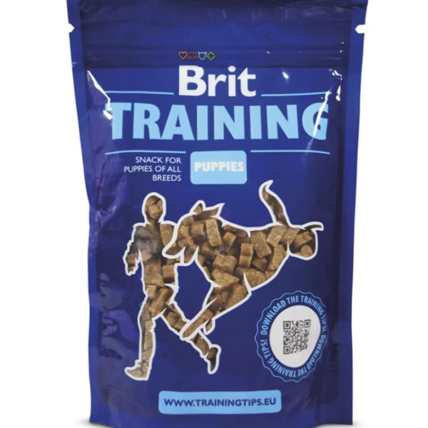 Полумеки лакомства за подрастващи кучета Brit Training Snack Puppies подходящи за тренировки
