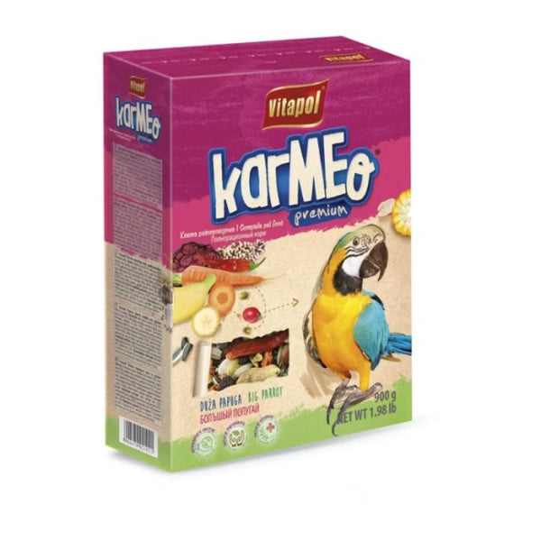 ZVP-2700 KARMEO PREMIUM complete food for large parrots, carton, 900 g храна за големи папагали