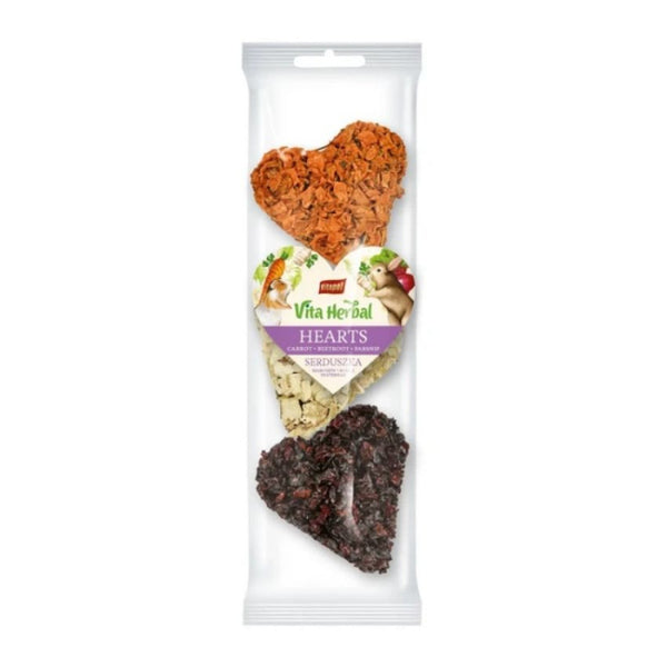 ZVP-4130 Vita Herbal Serca herbal - mix 3 szt/op (marchew, burak, pasternak) сушено лакомство за малки животни