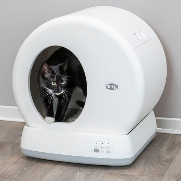  Самопочистваща се SMART котешка тоалетна Trixie Self-Cleaning cat litter tray  със сензор за движение