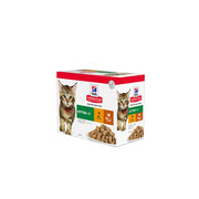 Hills Science Plan™ Kitten Favorite Selection - Колекция от паучове, малки късчета в сос Грейви, за котенца до 1 година, 12 броя, с пилешко и пуешко месо