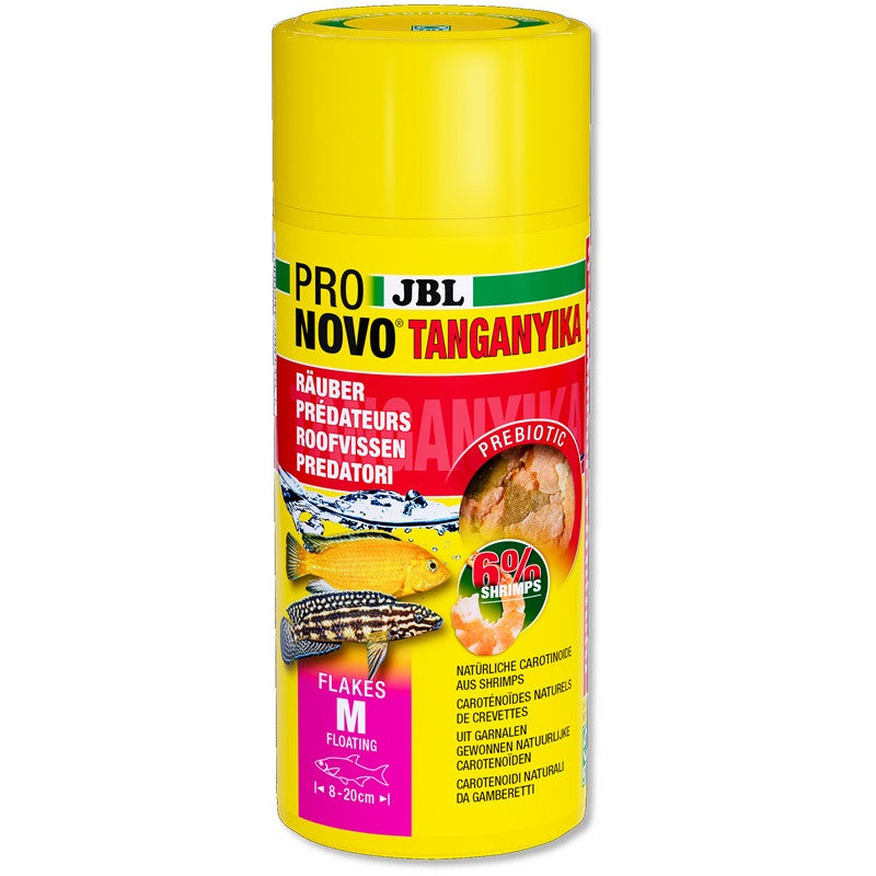 JBL PRONOVO TANGANYIKA FLAKES M 1000ml - Осн. храна на люспи за цихлиди с дължина 8 - 20 см