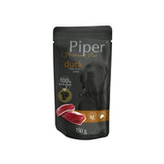 Деликатесен пауч за кучета от мини и малки породи с патица Piper Platinum Pure Duck 150 гр.