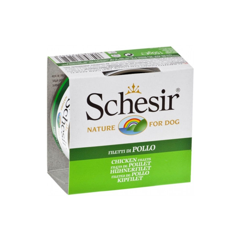 Agras Schesir Nature Chicken Fillet Храна за кучета с пилешко филе в желе 150 гр