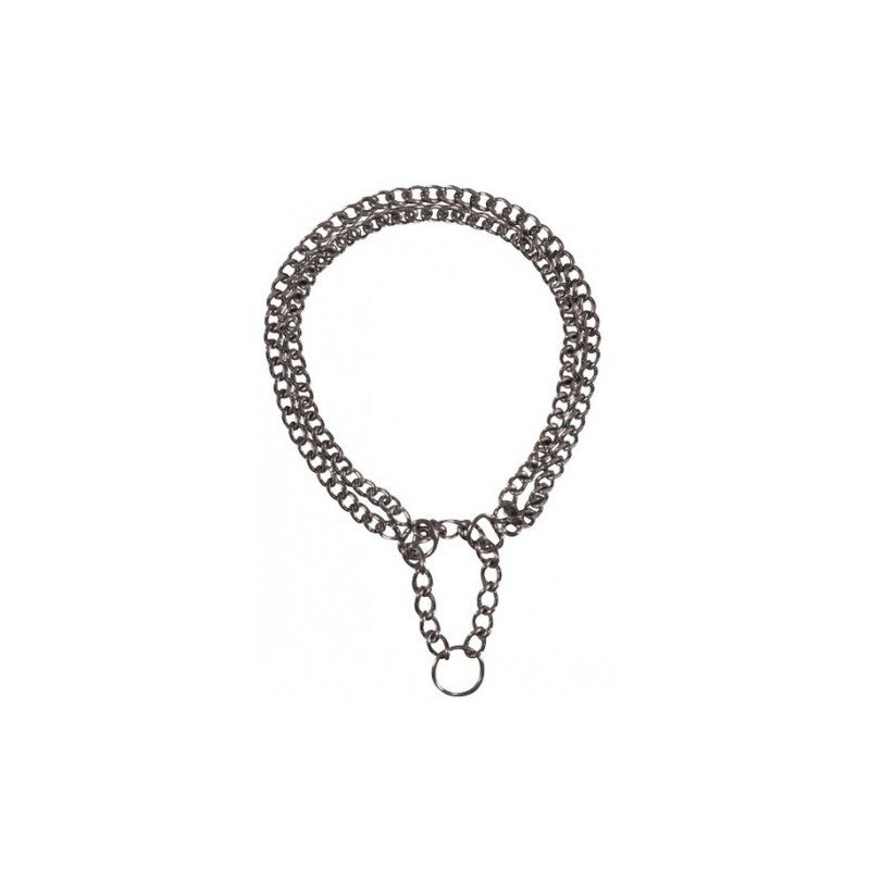 Trixie Choke Chain Double Row Chromed - Двоен метален нашийник за кучета 60 / 0.2 см