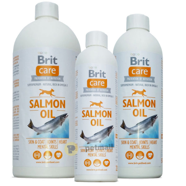BRIT CARE SALMON OIL - 100% натурално масло от сьомга за красива козина и здрава кожа