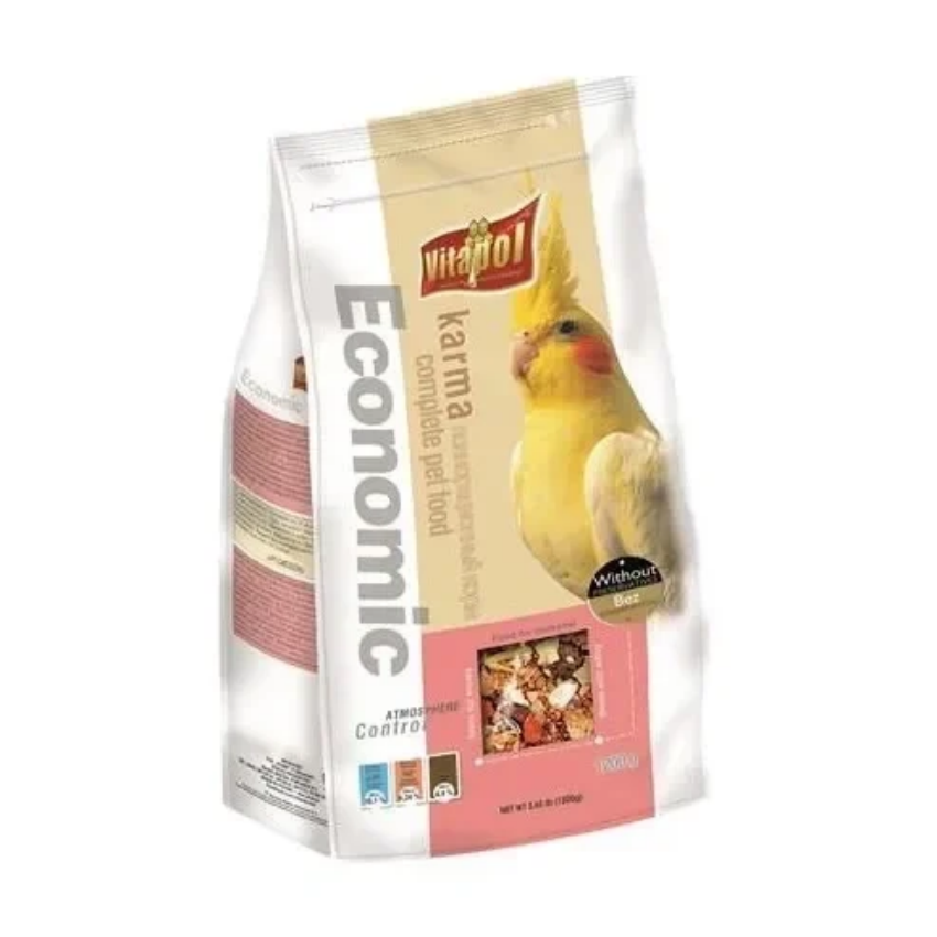 Пълноценна храна за корели ECONOMIC complete food for cockatiel с три вида просо