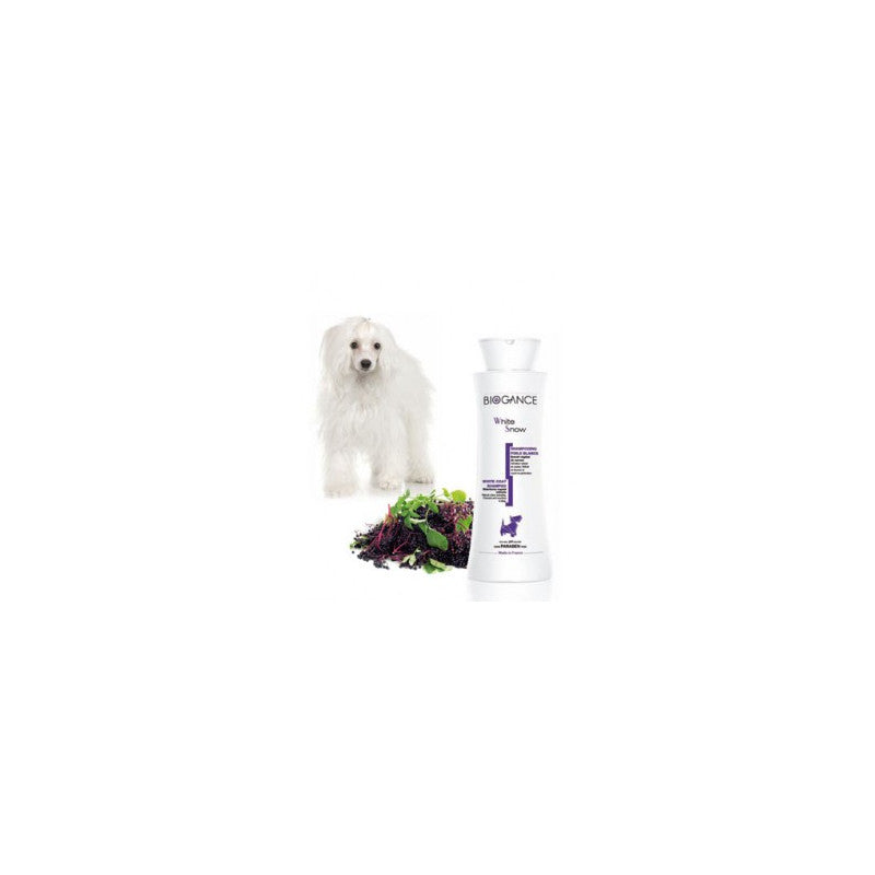 Biogance White Snow Shampoo Шампоан за бяла и светла козина 250 мл