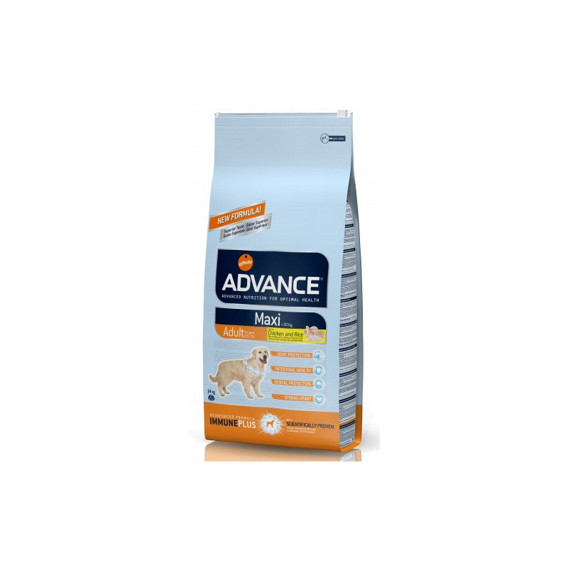 Advance Dog Maxi Adult за израстанали кучета от големите и гигантски породи 14кг.