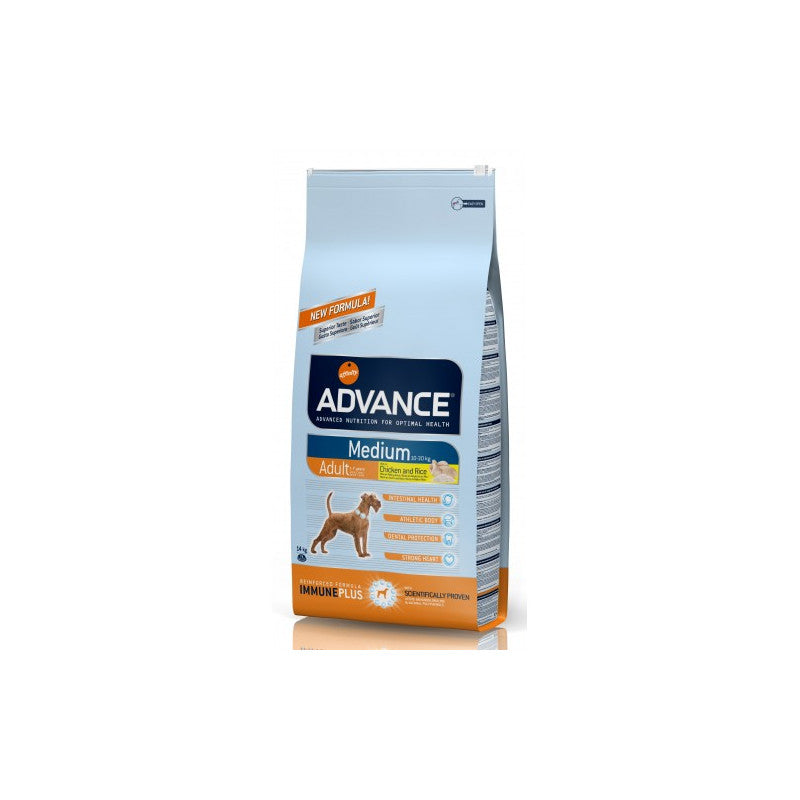 Advance Dog Medium Adult за израстнали кучета от средните породи 14кг. 