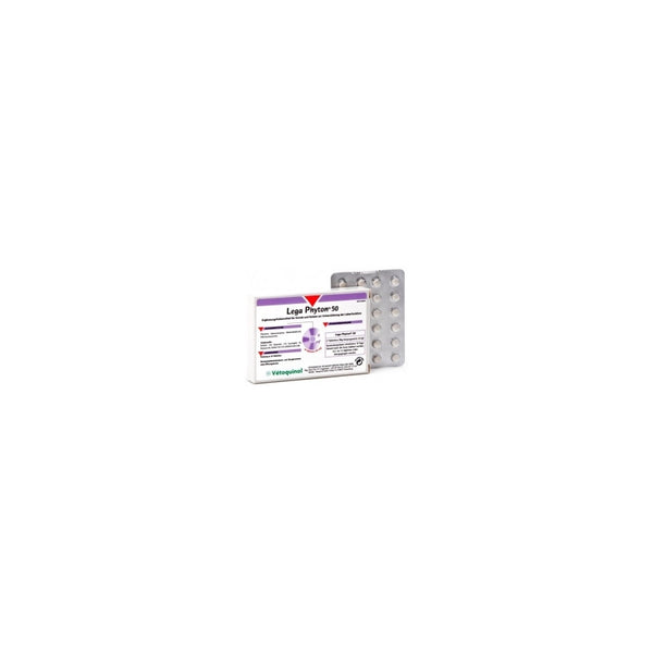 Vetoquinol - Legaphyton / легафитон / - xранителна добавка за кучета и котки, спомагаща за правилно функциониране на черния дроб 50 мг. / 24 табл.