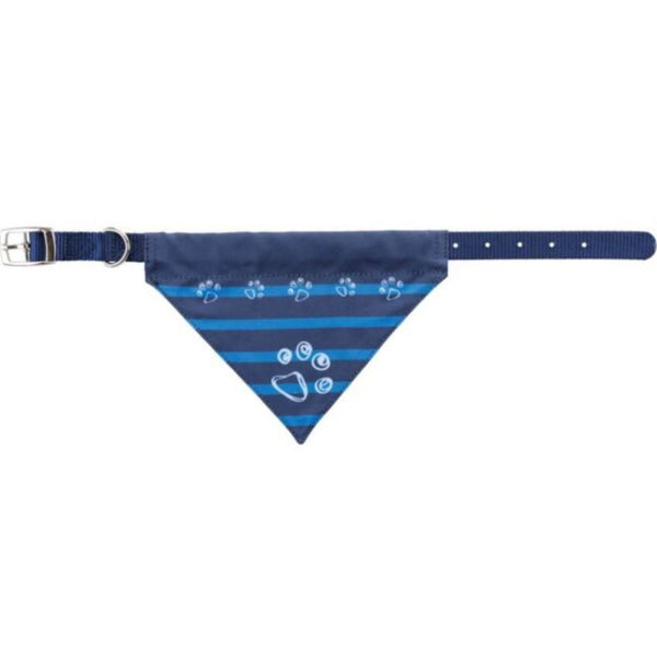 Кучешки нашийник с бандана Trixie Premium collar with neckerchief  Син цвят